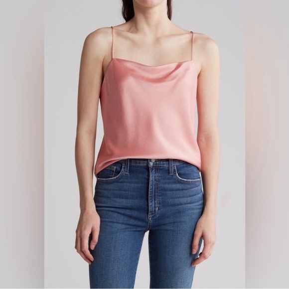 Alice + Olivia Harmon Drapey Slip Tank Size Large - Picture 1 of 8